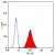 Staining of Human peripheral blood granulocytes with Mouse Anti Human BLTR:RPE (SM1844R/RT)
