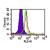 Cell surface flow cytometric analysis of TLR4 in 10e6 human PBMCs using 2 µg of SM7124R. Shaded histogram represents cells without anti-TLR4 antibody; green represents isotype control; red represents anti-TLR4 antibody.