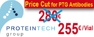 Price Cut for PTG Antibodies