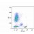 Surface staining of human peripheral blood cells with anti-human CD4 (MEM-241) FITC.