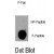 Dot blot analysis of anti-PIK3CD-pTyr485 Pab (Cat#AP12908PU-N) on nitrocellulose membrane. 50ng of Phospho-peptide or Non Phospho-peptide per dot were adsorbed. Antibody working concentrations are 0.5ug per ml.