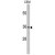 Western blot analysis of PAX4 antibody (Center) (AP17621PU-N) in CEM cell line lysates (35ug/lane). PAX4 (arrow) was detected using the purified Pab.