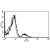 A typical staining pattern with the B-E5 monoclonal antibody of lymphocytes
